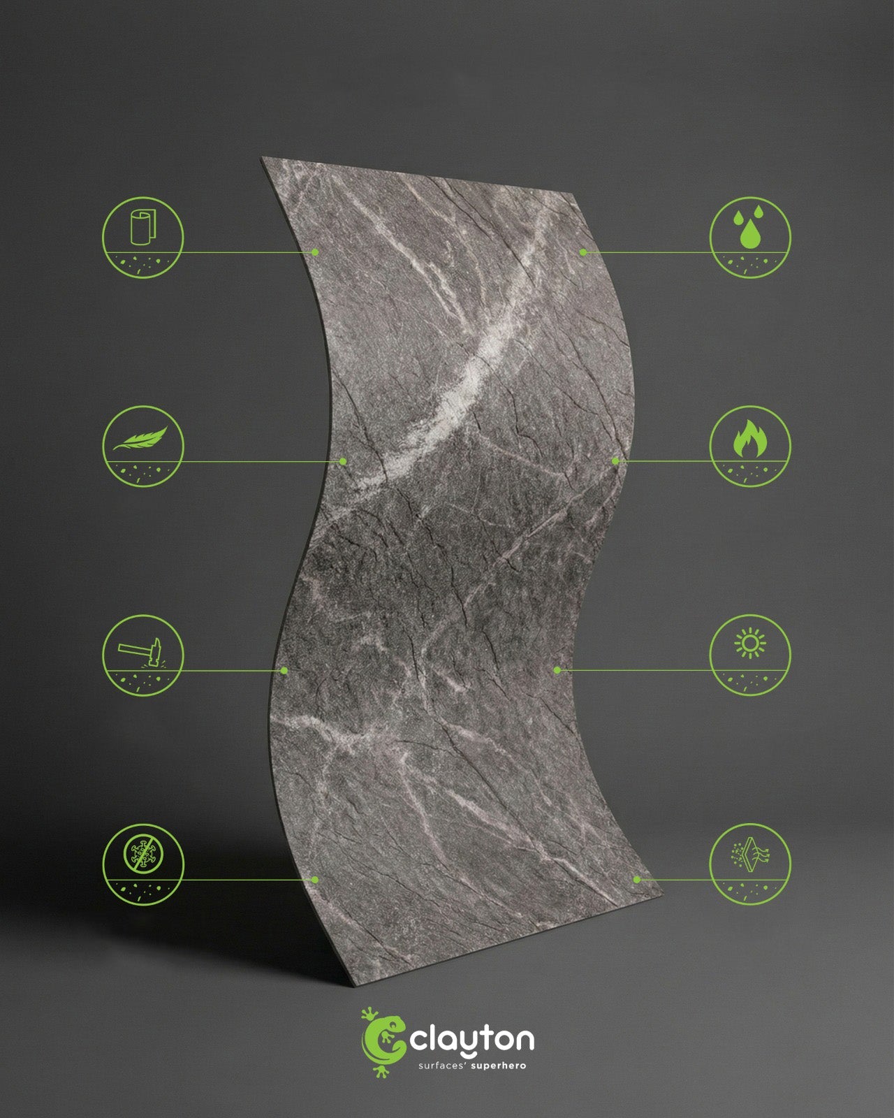 300cm x 120cm Flexible Panels