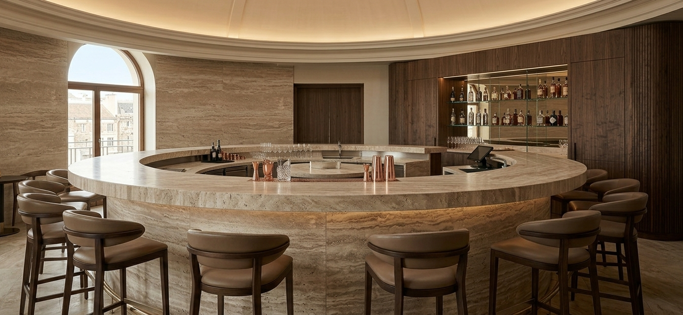 TRAVERTEN CL-1809 (60X120X0.28CM) PACK OF 14 SLABS 10.08 SQM