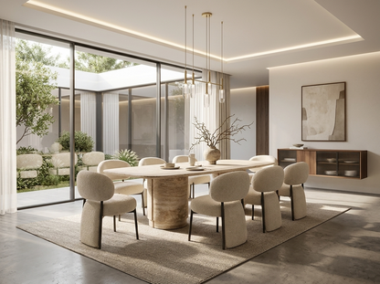 PILLAR DINING TABLE 240 x 120 x H75 cm