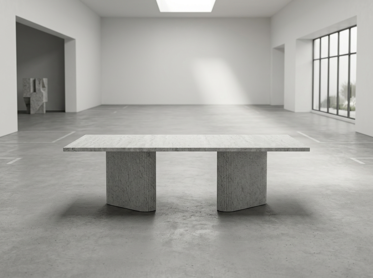 WIND DINING TABLE 220 x 110 x H75 cm