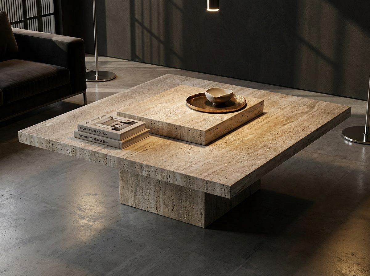 HORIZON CENTER TABLE 100 x 100 cm x H35cm