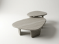 RIVER CENTER TABLE 100 x 120 x H35 cm - 90 x 70 x H32 cm